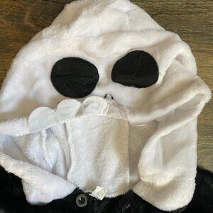Children's Plush Skeleton Jumpsuit Costume